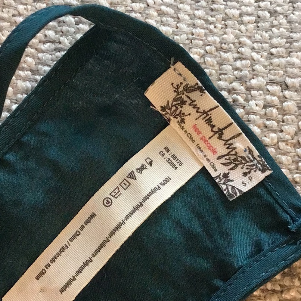 Intimately Free People ruffle bottom racerback minidress, green, size small - Picture 7 of 7